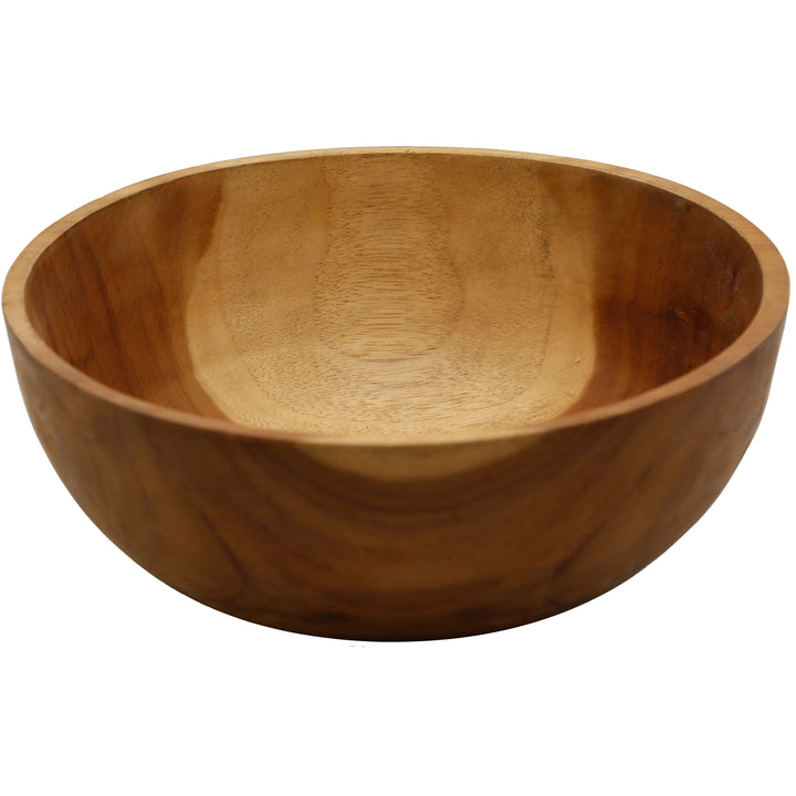 Decorazione da tavolo fatta a mano in legno di teak, finemente levigato