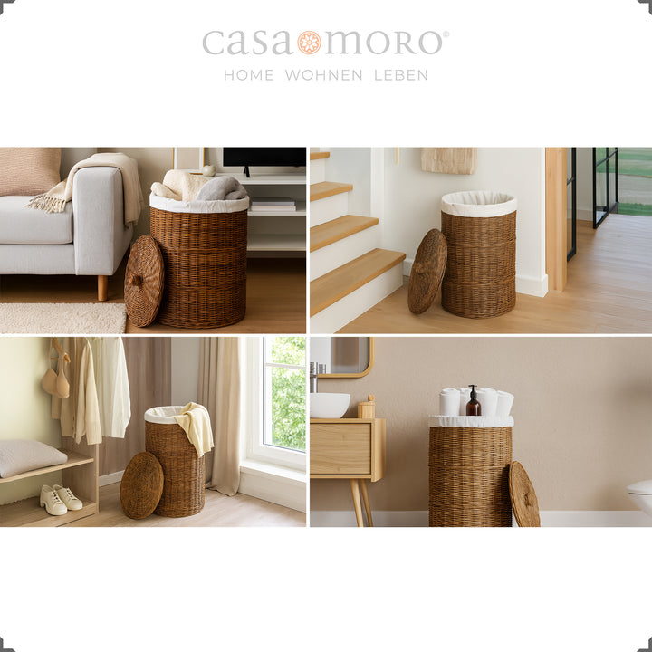 Cestino portaoggetti con coperchio – 75 l