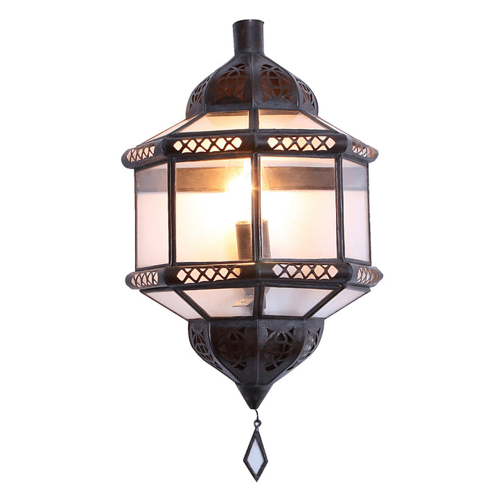 Lampada da parete dal Marocco Trombi trasparente
